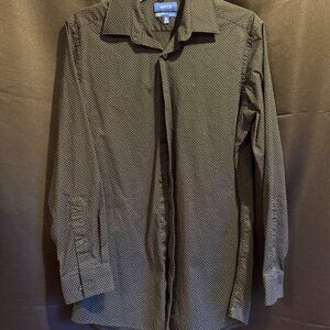 Apt 9. Men's Slim Fit 15.5 32/33 Medium Button Down Dress Shirt - Like New